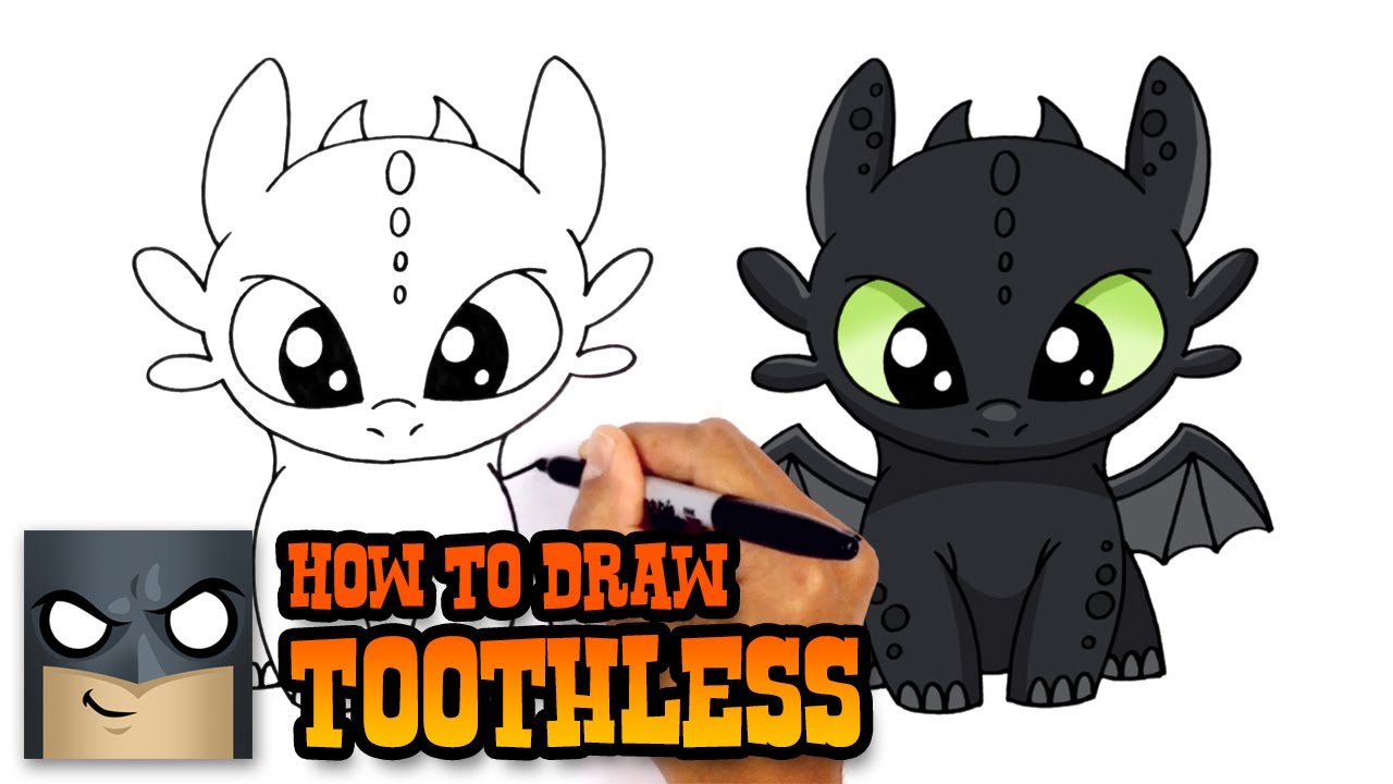 Featured image of post Baby Toothless Drawing Easy