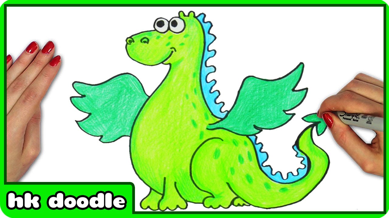 Featured image of post Cute Dragon Drawing Easy For Kids