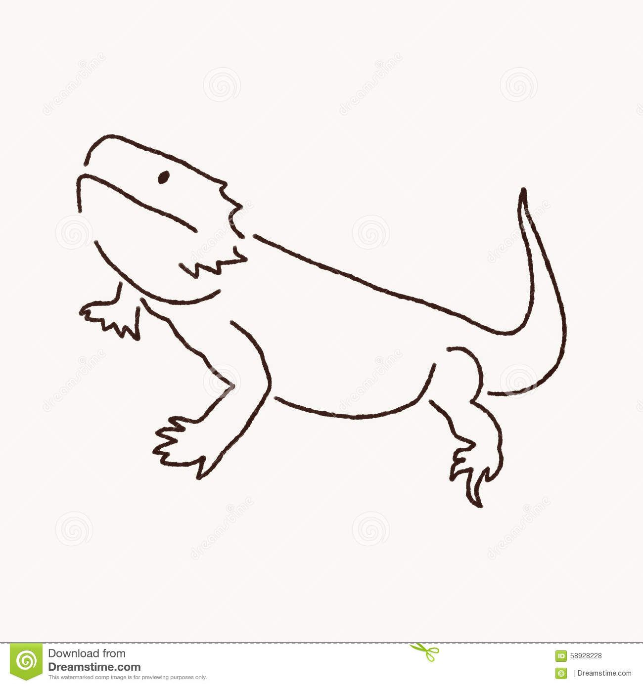 Featured image of post Easy Cute Bearded Dragon Drawing