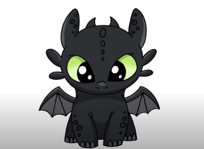Featured image of post Toothless Drawings Cute